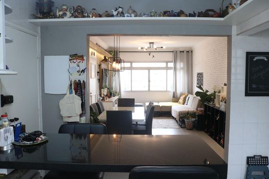 Cozinha de apartamento à venda com 3 quartos, 107m² em Perdizes, São Paulo