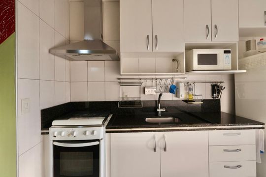 Cozinha e Área de Serviço de apartamento à venda com 1 quarto, 54m² em Centro, Campinas