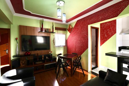Sala de apartamento à venda com 1 quarto, 54m² em Centro, Campinas