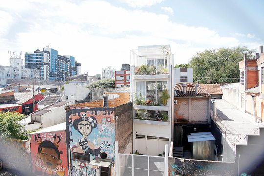 Quarto Vista de apartamento à venda com 1 quarto, 46m² em Cidade Baixa, Porto Alegre