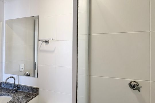Banheiro de apartamento para alugar com 2 quartos, 42m² em Vila Albertina, São Paulo