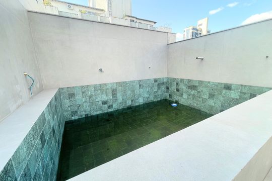 Área externa de apartamento à venda com 3 quartos, 214m² em Funcionários, Belo Horizonte