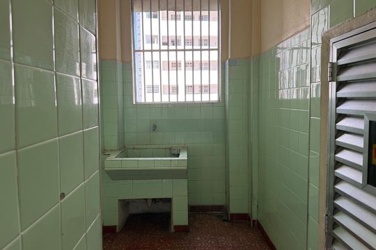 Área comum de apartamento para alugar com 1 quarto, 45m² em José Menino, Santos