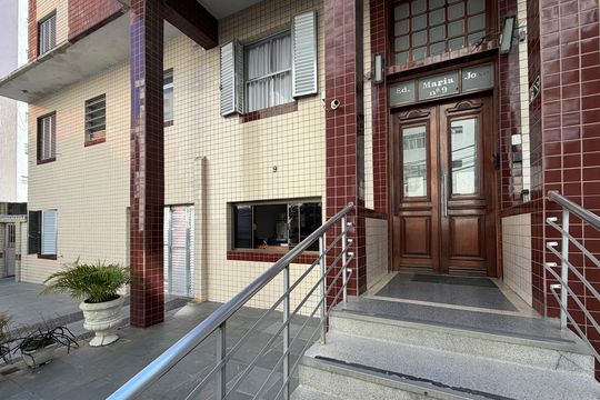 Área comum de apartamento para alugar com 1 quarto, 45m² em José Menino, Santos