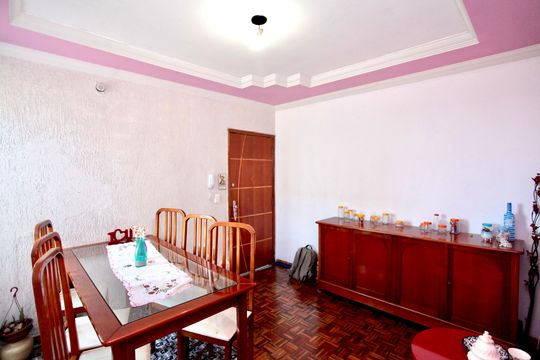 Sala de apartamento à venda com 2 quartos, 48m² em Fonte Grande, Contagem