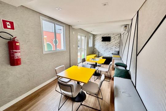 Área comum de apartamento para alugar com 2 quartos, 40m² em Jardim Maringa, São Paulo