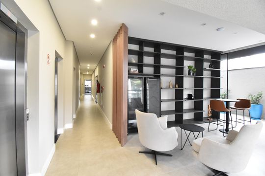 Área comum de apartamento para alugar com 1 quarto, 20m² em Centro, Curitiba