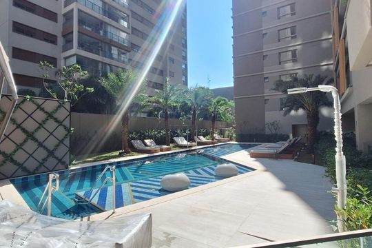 Área comum - Piscina de apartamento para alugar com 4 quartos, 273m² em Indianópolis, São Paulo