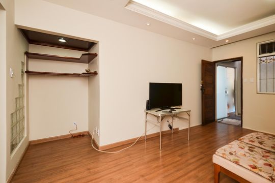 Sala de Estar de apartamento para alugar com 3 quartos, 82m² em Eldorado, Contagem