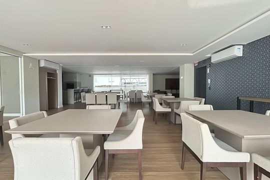 Área comum - Salão de festas de apartamento para alugar com 2 quartos, 75m² em Itacorubi, Florianópolis