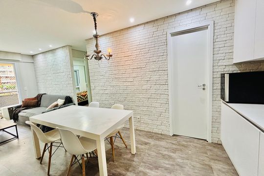 Sala de Jantar de apartamento para alugar com 2 quartos, 52m² em Alphaville Industrial, Barueri