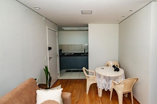 Sala de apartamento à venda com 2 quartos, 44m² em Serra Dourada, Vespasiano