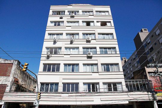 Fachada de kitnet/studio à venda com 1 quarto, 25m² em Azenha, Porto Alegre