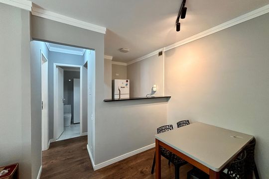 Cozinha de apartamento à venda com 1 quarto, 43m² em Jardim Paulista, São Paulo