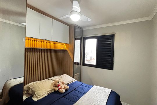 Quarto 1 de apartamento à venda com 2 quartos, 82m² em Campestre, Santo André