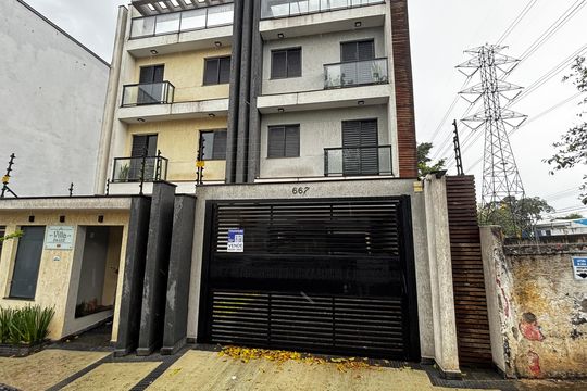 Fachada de apartamento à venda com 2 quartos, 82m² em Campestre, Santo André