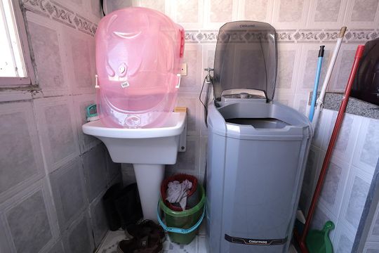 Cozinha e Área de Serviço de apartamento para alugar com 2 quartos, 55m² em Jardim Alvorada, Santo André