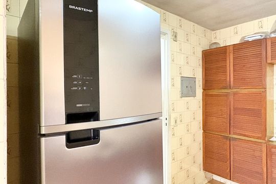 Cozinha de apartamento à venda com 2 quartos, 58m² em Vila Pirituba, São Paulo