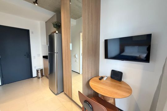 Studio de kitnet/studio para alugar com 1 quarto, 25m² em Santo Amaro, São Paulo