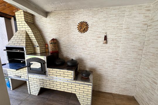 Área comum - Churrasqueira de casa de condomínio para alugar com 4 quartos, 300m² em Jardim Lina, Cotia