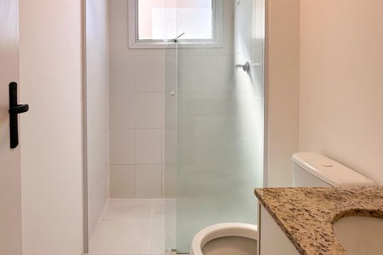 Banheiro Social de apartamento para alugar com 2 quartos, 52m² em Jd N Sra de Fatima, São Bernardo do Campo