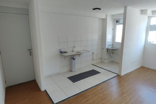 Cozinha de apartamento à venda com 2 quartos, 43m² em Campo Grande, Rio de Janeiro