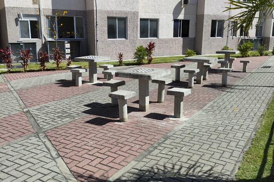 Área externa de apartamento à venda com 2 quartos, 43m² em Campo Grande, Rio de Janeiro