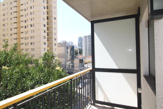 Studio - Varanda de kitnet/studio para alugar com 1 quarto, 39m² em Santana, São Paulo