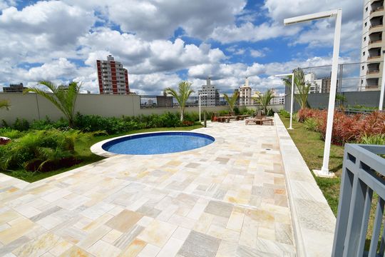 Área comum - Piscina de apartamento para alugar com 2 quartos, 64m² em Jardim Proença, Campinas