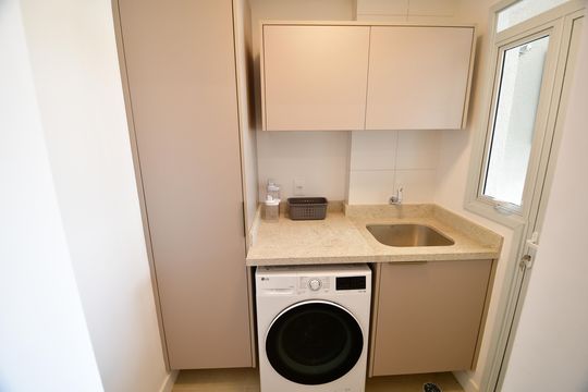 Área de Serviço de apartamento para alugar com 2 quartos, 64m² em Jardim Proença, Campinas