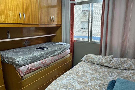 Quarto de apartamento para alugar com 1 quarto, 55m² em Gonzaga, Santos