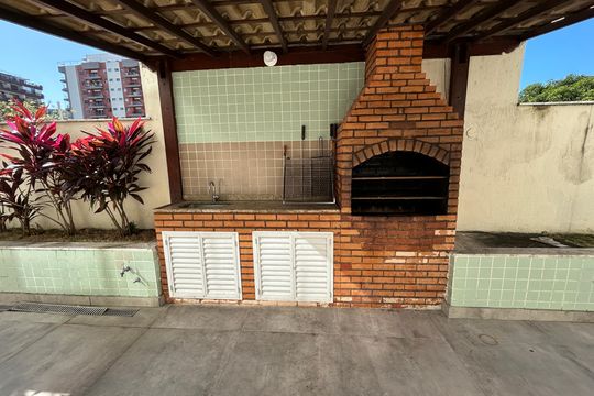 Área comum - Churrasqueira de apartamento para alugar com 3 quartos, 75m² em Méier, Rio de Janeiro