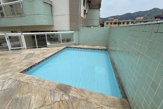 Área comum - Piscina de apartamento para alugar com 3 quartos, 75m² em Méier, Rio de Janeiro