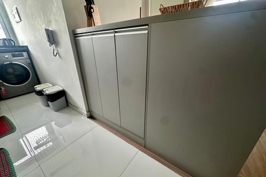 Cozinha de apartamento para alugar com 2 quartos, 43m² em Santo Amaro, São Paulo