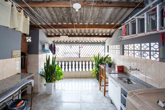 Varanda/Area de Serviço de casa à venda com 3 quartos, 100m² em Taboão, Diadema