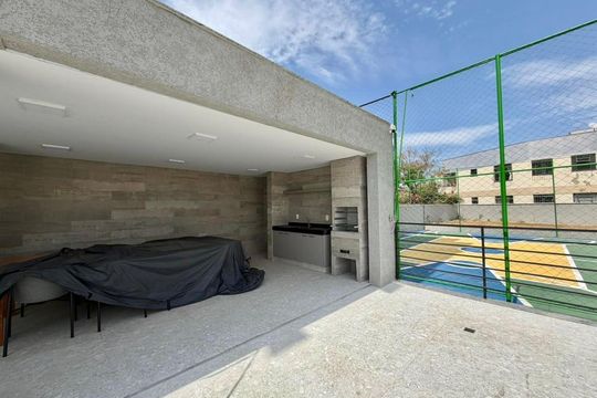 Área Gourmet de apartamento à venda com 3 quartos, 82m² em Nova Suíça, Belo Horizonte