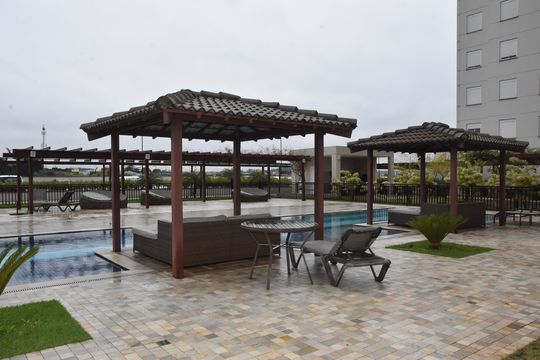 Área comum - Piscina de apartamento à venda com 3 quartos, 98m² em Vila Progresso, Jundiaí