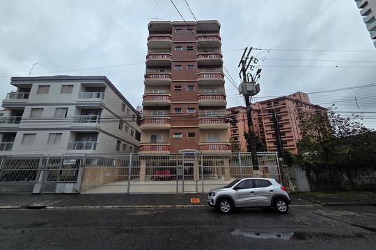 Fachada de apartamento para alugar com 1 quarto, 92m² em Vila Caiçara, Praia Grande
