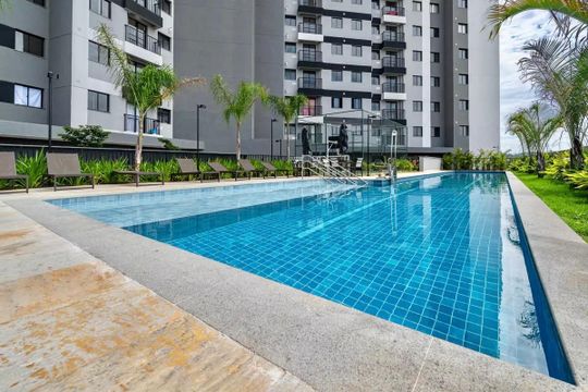 Área comum - Piscina de apartamento para alugar com 2 quartos, 38m² em Vila Paulista, São Paulo