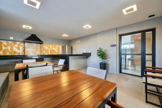 Área comum - Churrasqueira de apartamento para alugar com 2 quartos, 38m² em Vila Paulista, São Paulo