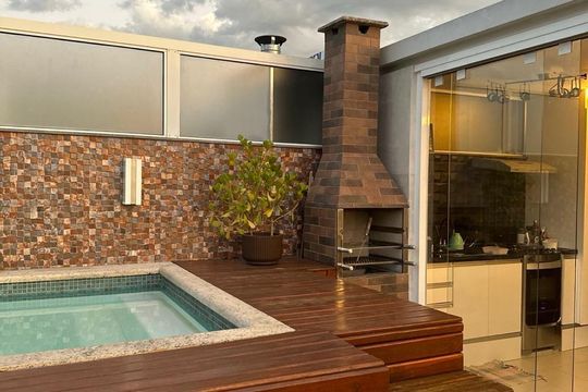Área externa de apartamento à venda com 3 quartos, 142m² em Maria Paula, Niterói