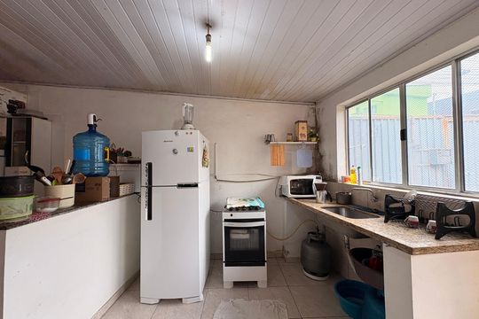 Cozinha de casa à venda com 2 quartos, 410m² em Vila Curuçá, Santo André
