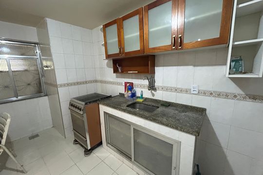 Cozinha de apartamento à venda com 3 quartos, 90m² em Pilares, Rio de Janeiro