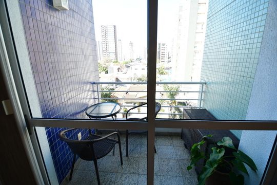 Sacada de apartamento para alugar com 2 quartos, 76m² em Cambuí, Campinas
