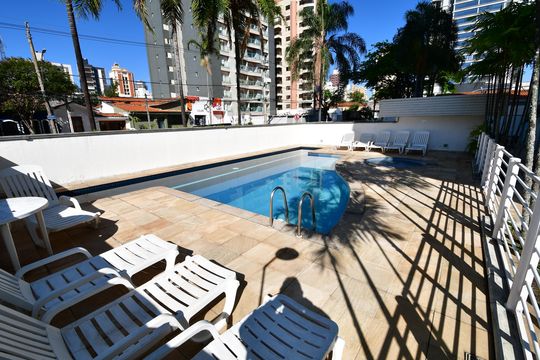 Área comum - Piscina de apartamento para alugar com 2 quartos, 76m² em Cambuí, Campinas