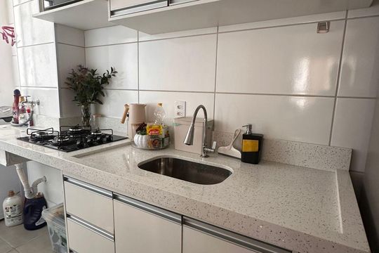Cozinha de apartamento para alugar com 2 quartos, 56m² em Jardim Sao Sebastiao, Hortolândia