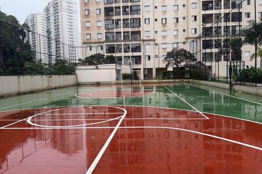 Área comum de apartamento para alugar com 2 quartos, 73m² em Marapé, Santos