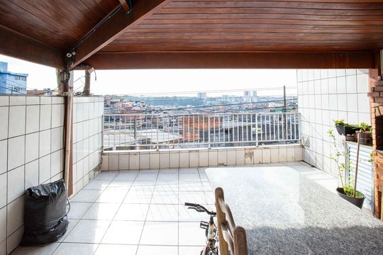 Varanda gourmet de casa à venda com 4 quartos, 207m² em Vila Nogueira, Diadema