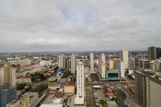 Área comum - Terraço de apartamento para alugar com 1 quarto, 33m² em Centro, Curitiba