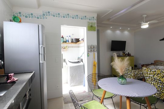 Cozinha de casa para alugar com 2 quartos, 65m² em Guriri, Cabo Frio